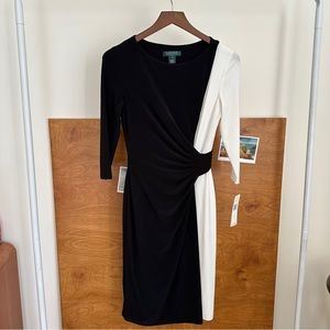 Ralph Lauren black and white dress